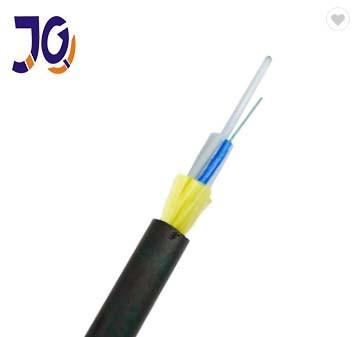 China SM G652D Single Jacket 100 Span ADSS 72 Core Fiber Optic Cable for sale