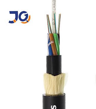 China 120mm Span Length 12 24 Core ADSS Fiber Optic Cable for sale