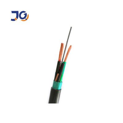 China 2 Copper Power Wires 12 Core OPLC  Hybrid Optical Fiber Cable for sale