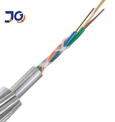 China Armored G652d OPGW 24 Core Single Mode Fiber Optic Cable for sale