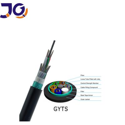 China GYTS 4 6 12 24 48 96Core Singlemode Fiber Optic Cable for sale