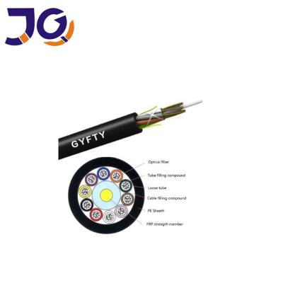 China Single Mode 12 Core GYFTY Outdoor Fiber Optic Cable for sale