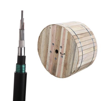 China GYTA53 GYTS53 Underground Fiber Optic Cable Double Jacket Armored for sale