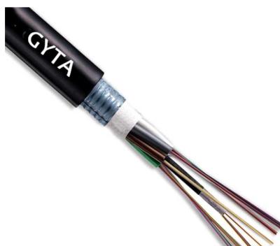 China 24 Core Rodent Resistant Fiber Optic Cable GYTA GYTS Armoured for sale