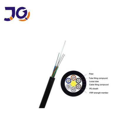 China GYFTY Stranded Loose Tube 24 Core Fiber Optic Cable for sale
