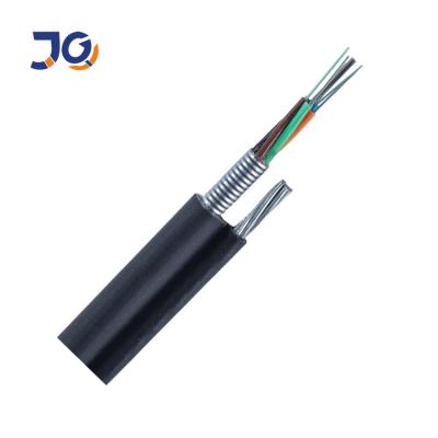 China Overhead Self Supporting 48 Core Outdoor Fiber Optic Cable GYTC8S for sale