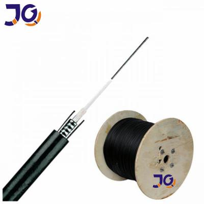 China 24 Core Armoured Outdoor Fiber Optic Cable SM GYXTW 9mm Diameter for sale