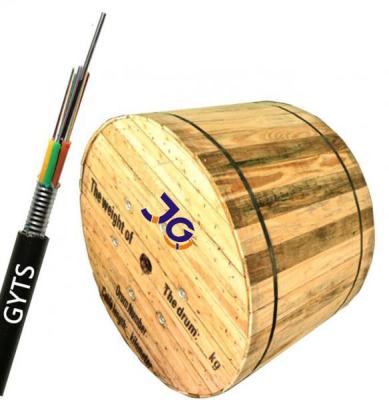 China GYTS-48B1.3 Single Mode Underground Fiber Optic Cable GYTS 48 Core for sale