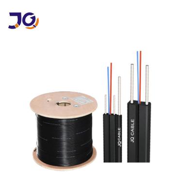 China LSZH Sheath Plywood 2 Core Ftth Cable Outdoor Aerial for sale
