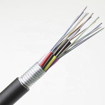 China Aerial  2km Single Mode 48 Cores GYTA Fiber Optic Cable for sale