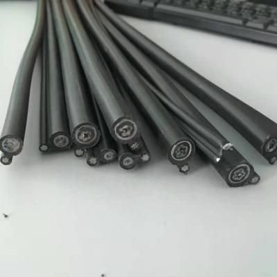 China El solo modo GYTC8S G652d figura 8 resistentes de agua de la chaqueta del cable óptico PE de la fibra en venta