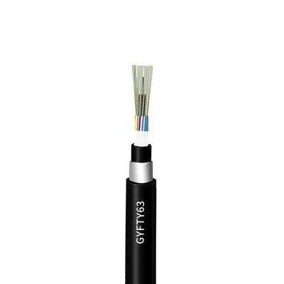 China 24 tubos fracos multimodos do cabo de fibra ótica subterrâneo do núcleo GYFTY63 à venda