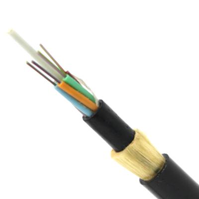China G652d cabografam o revestimento do dobro do cabo de fibra ótica do núcleo de ADSS 72 à venda