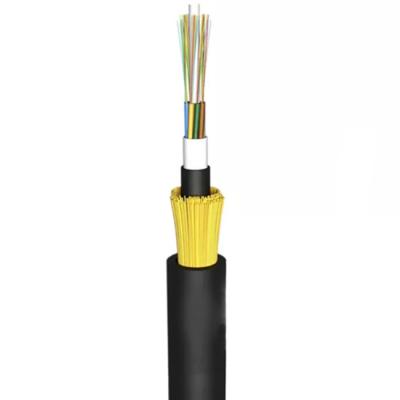 China G652D ADSS Fiber Optic Cable 12 24 32 48 72 96 144 Core Communication Cable for sale