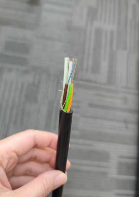 China 48 Core Single Mode Duct GYFTY Fiber Optic Cable Black Color for sale