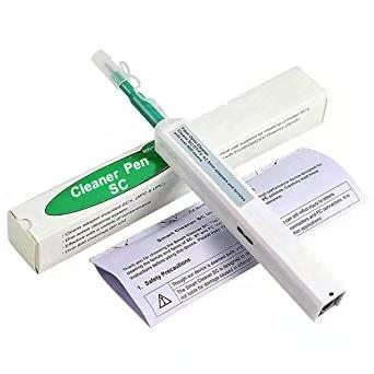 China Green 2.5mm One Click Fiber Optic Cleaner Pen SC ST FC Connector for sale