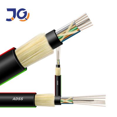 Chine Câble de fibre optique d'envergure du porteur central ADSS 80m 100m 120m de FIL d'Aramid à vendre