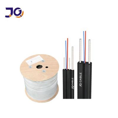 Chine Câble d'interface optique de fibre de FRP G657 FTTH 2 4 messager en acier extérieur/d'intérieur Wire de 1 noyau à vendre