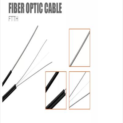 China modo do núcleo do cabo pendente 1 da fibra ótica do cilindro FTTH da madeira compensada de 1km 2km 3km único interno à venda