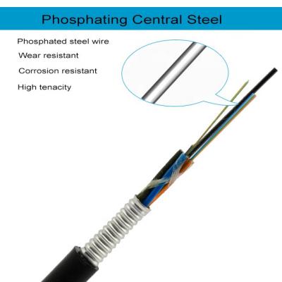 China Outdoor Single Mode Fiber Optic Cable GYTA 4/6/8/12 Core Communication Cable for sale