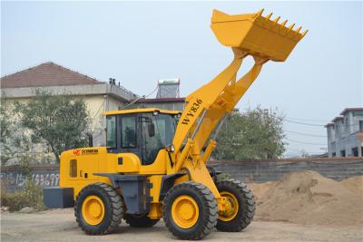 China Yellow Joystick Control Front End Wheel Loader With Fast Coupling 3000kg for sale