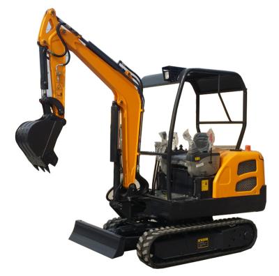 China Rubber Track Excavator With Dozer Blade , Digging Machine For Agriculture for sale