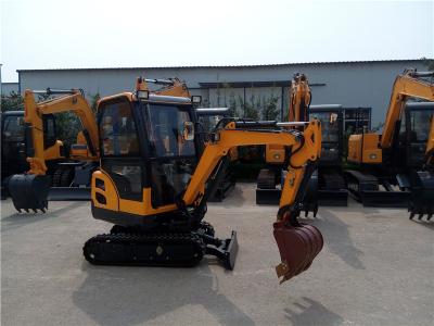 China Small Hydraulic Crawler Excavator With Enclosed Cabin / Broken Pipeline System for sale
