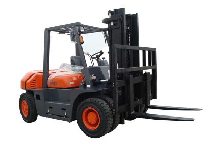 China 6 Ton ISUZU 6BG1 Industrial Counterbalance Forklifts 600mm Load Center for sale