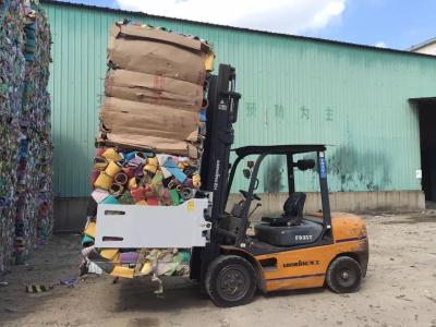 China Durable Bale Clamp Forklift Attachments Regenerative Hydraulic Valving for sale