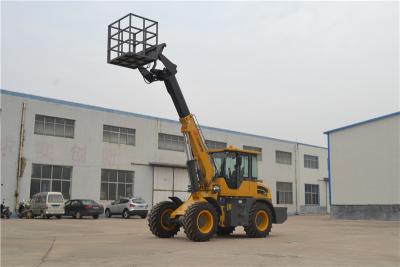 China Gelber Teleskopausleger-Gabelstapler mit Hubhöhe WY3000 der Arbeitsbühne-5.4m zu verkaufen