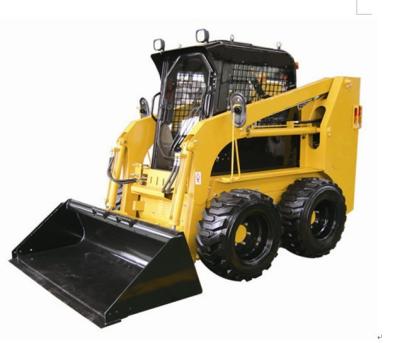 China Joystick Bobcat Skid Steer Loader Germany Rexroth Hydraulic Pump Yellow for sale