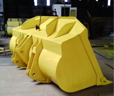 中国 カスタマイズされるOEMの黄色の小松の積込み機のバケツWA420等のバケツ容量 販売のため