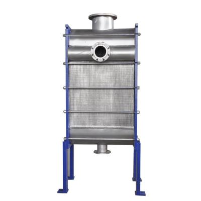 中国 蒸化器に水をまく水のためのすべての溶接された版の熱交換器の正方形のタイプ 販売のため