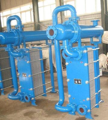 China Double Sanitary Plate Type Cooler , Plate And Frame Exchanger Evaporation System for sale
