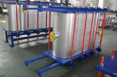 China Stainless Steel Welded Plate Heat Exchanger Evaporating Concentrator for sale