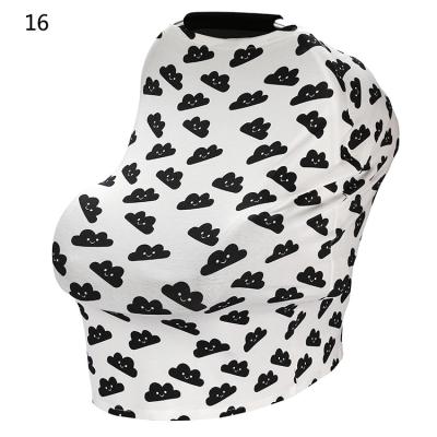 China Custom organic spandex/cotton Mulit-use Infinity StretchyNursing Breastfeeding Cover Scarf for sale
