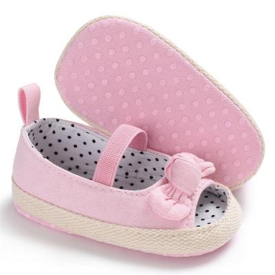 China New fashion soft-sole Casual canvas Fish head Toddler infant sandals for sale