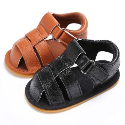 China Wholesale cheap infant Sandals Rubber soft-sole 0-2years Toddler baby shoes for Boy for sale