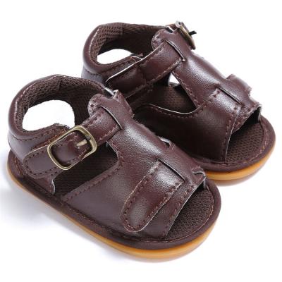 China high quality infant Sandals Rubber soft-sole Newborn First walker baby shoes for Boy and Girl for sale