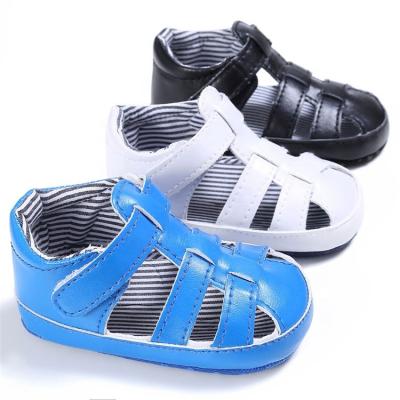 China Hot selling infant Sandals soft-sole 0-18months Toddler baby shoes for Boy and Girl for sale