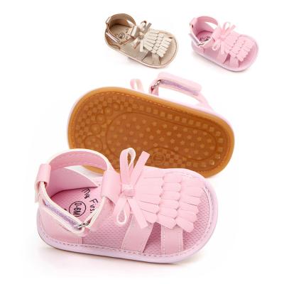 China Rubber sole hot summer PU Leather baby slipper baby girl shoes sandals for sale