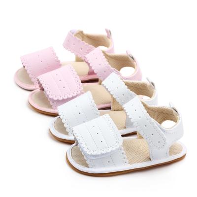 China New style Rubber soft sole Summer outdoor Princess Baby girl sandals for sale