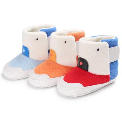 China Cute 2019 Cotton sole Mix color cartoon 0-18 months baby shoes boots for sale