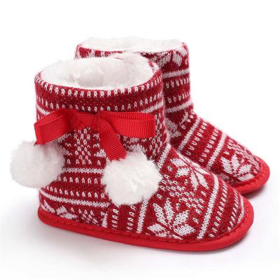 China 2019 winter warm cotton giraffe snow 0-18 months boy girl anti-slip baby boots for sale