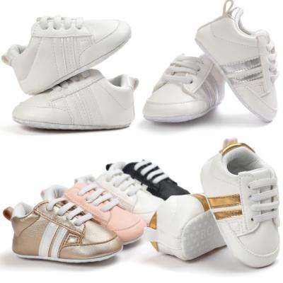 China Casual pu Material sneaker 0-2 years First walker  boy and girl baby shoes for sale