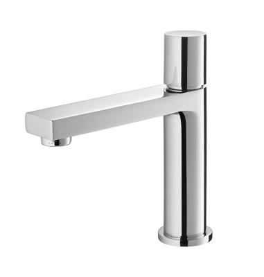 China 25mm Ceramic Cartridge Counter Top Wash Basin Taps One Hole Lavatory Faucet for sale