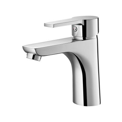 China Polished 3 Hole Bathroom Vanity Faucets Washroom Water Tap Resist Corrosion for sale