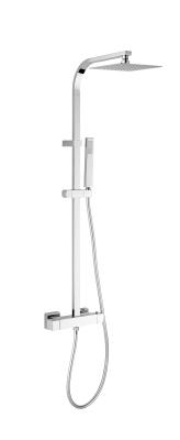 中国 調節可能な手持ち型のスプレーヤーの正方形のシャワー・ヘッドの一定の浴室のシャワーの据え付け品 販売のため