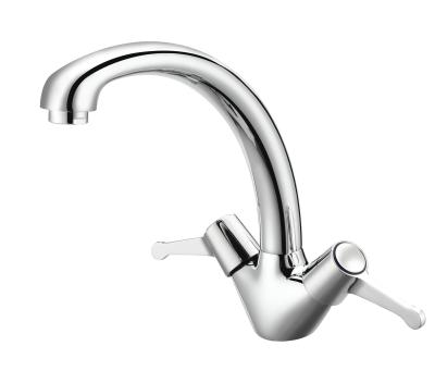 China Durable Contemporary Washroom Two Handle Faucet Rust Proofing for sale