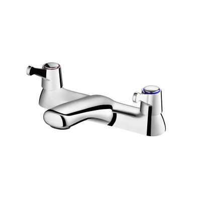 China Contemporary Two Handle Faucet 228mm Length Centerset Bathroom Faucet for sale